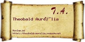 Theobald Aurélia névjegykártya